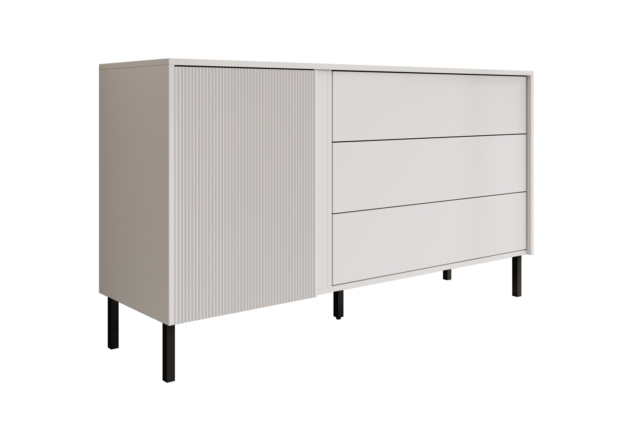 Margareth 2 - Dressoir - Wit - 145x41x80 cm
