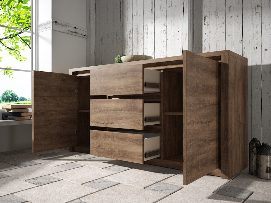 Monaco - Dressoir - Eiken - 140x43x80 cm
