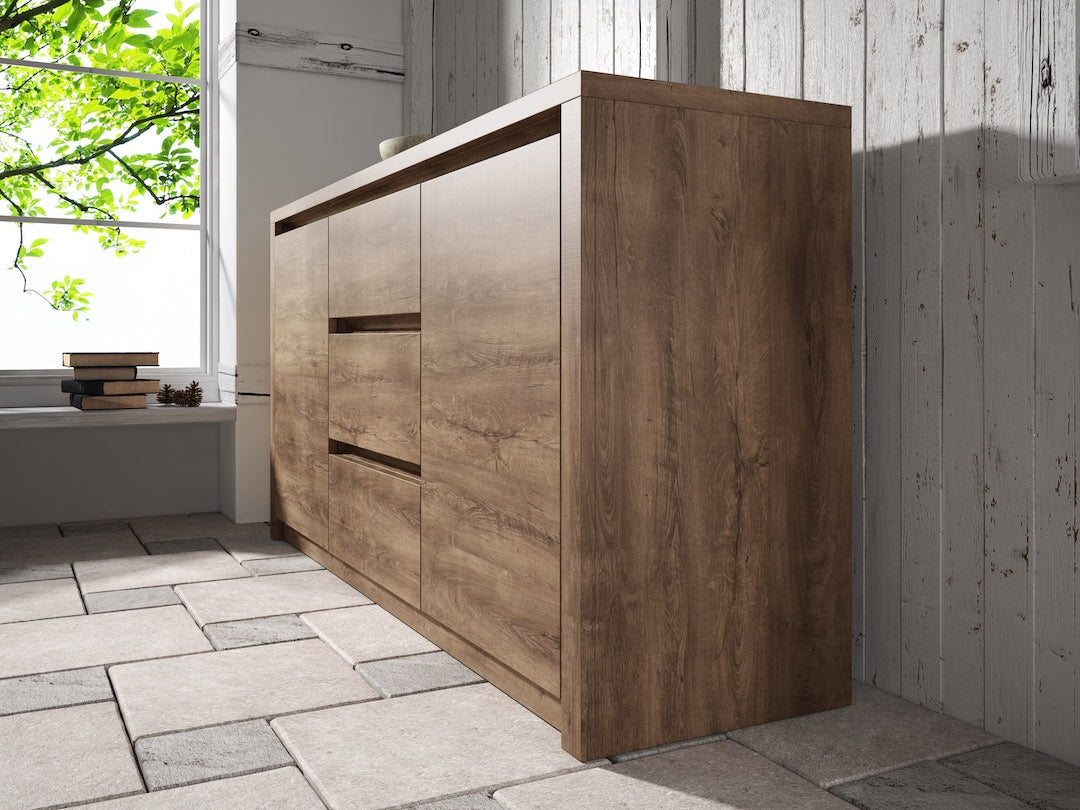 Monaco - Dressoir - Eiken - 140x43x80 cm