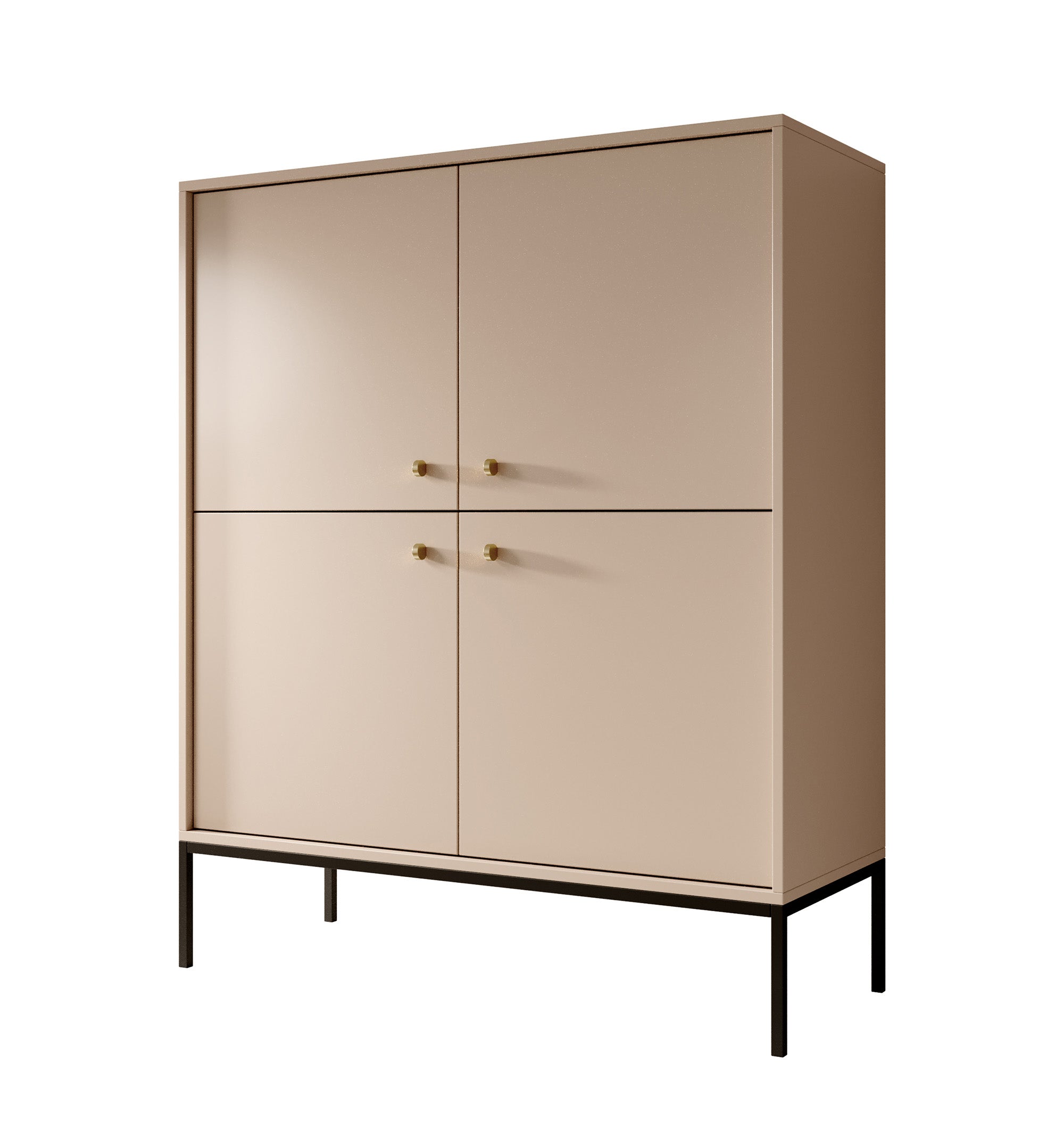 Moreno 2 - Dressoir - Beige - 104x39x125 cm
