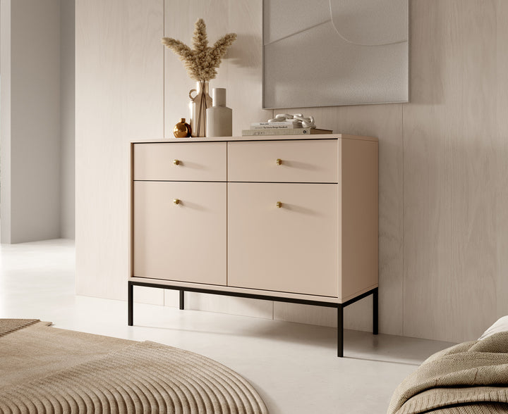 Moreno - Dressoir - Beige - 104x39x83 cm