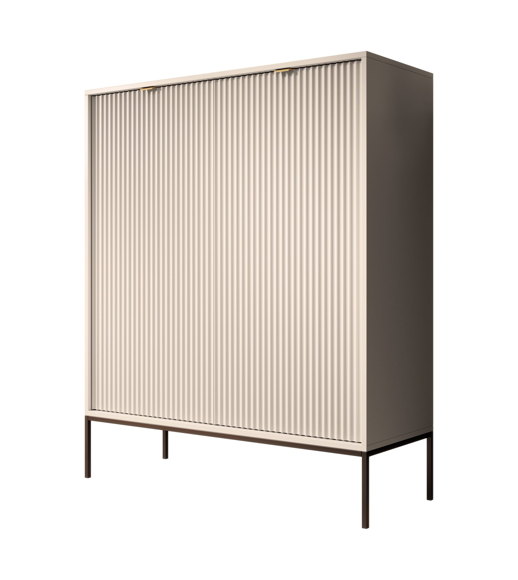 Navil - Dressoir - Beige - 104x39x125 cm