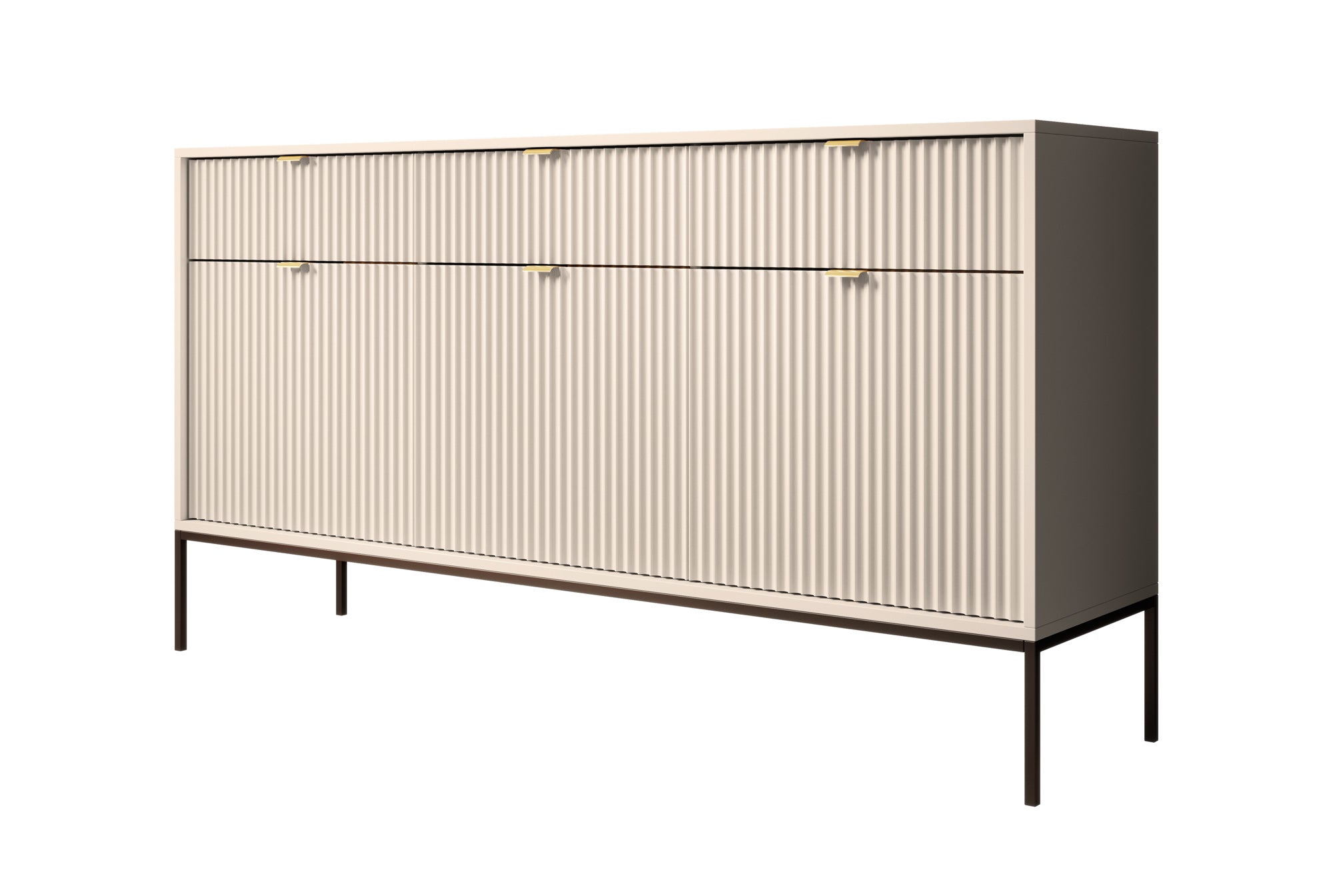 Navil - Dressoir - Beige - 154x39x83 cm