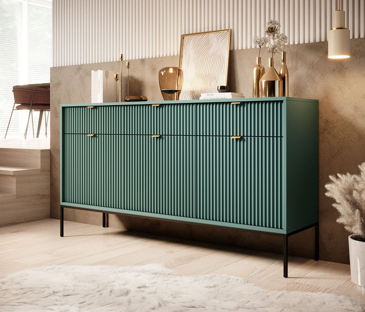 Navil - Dressoir - Groen - 154x39x83 cm