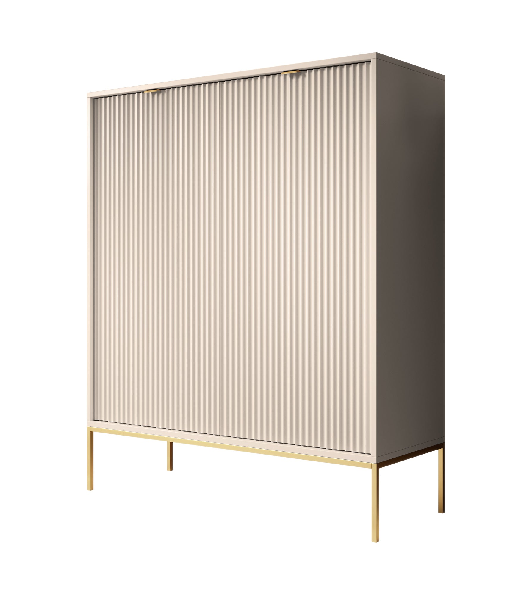 Navil 2 - Dressoir - Beige - 104x39x125 cm