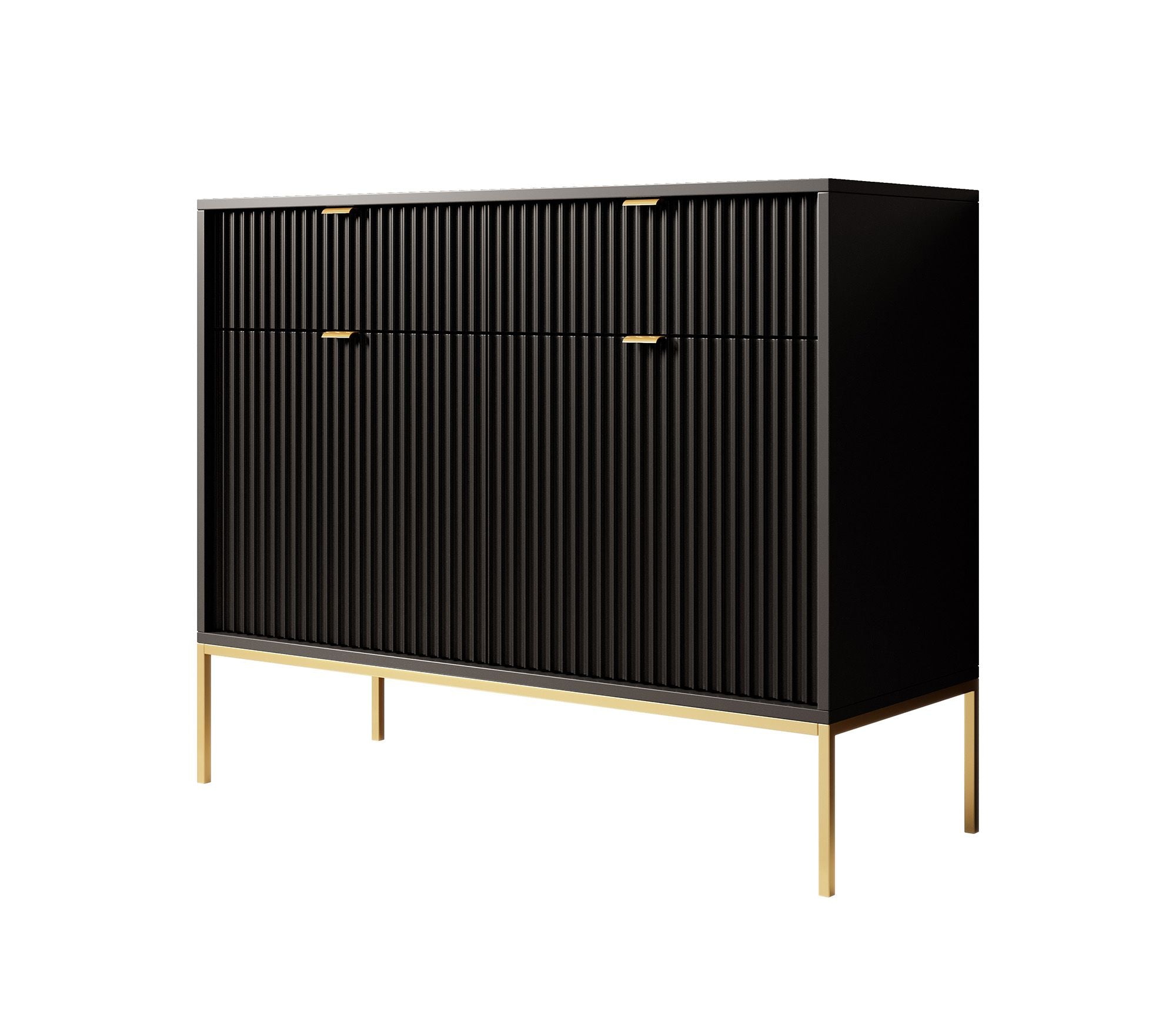 Navil 2 - Dressoir - Zwart - 104x39x83 cm