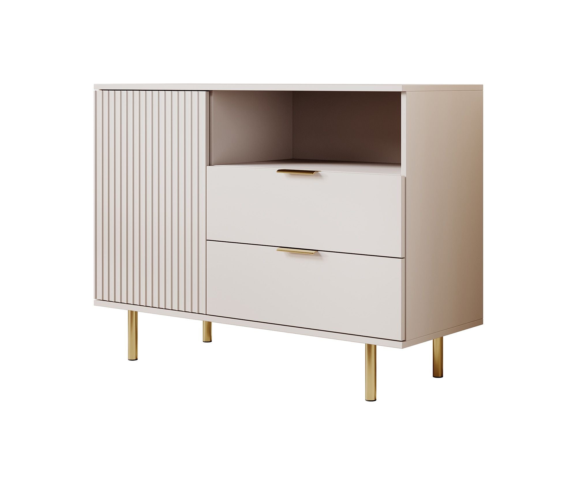 Nicola - Dressoir - Beige - 107x41x80 cm