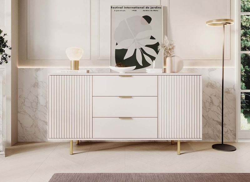 Nicola - Dressoir - Beige - 150x41x80 cm