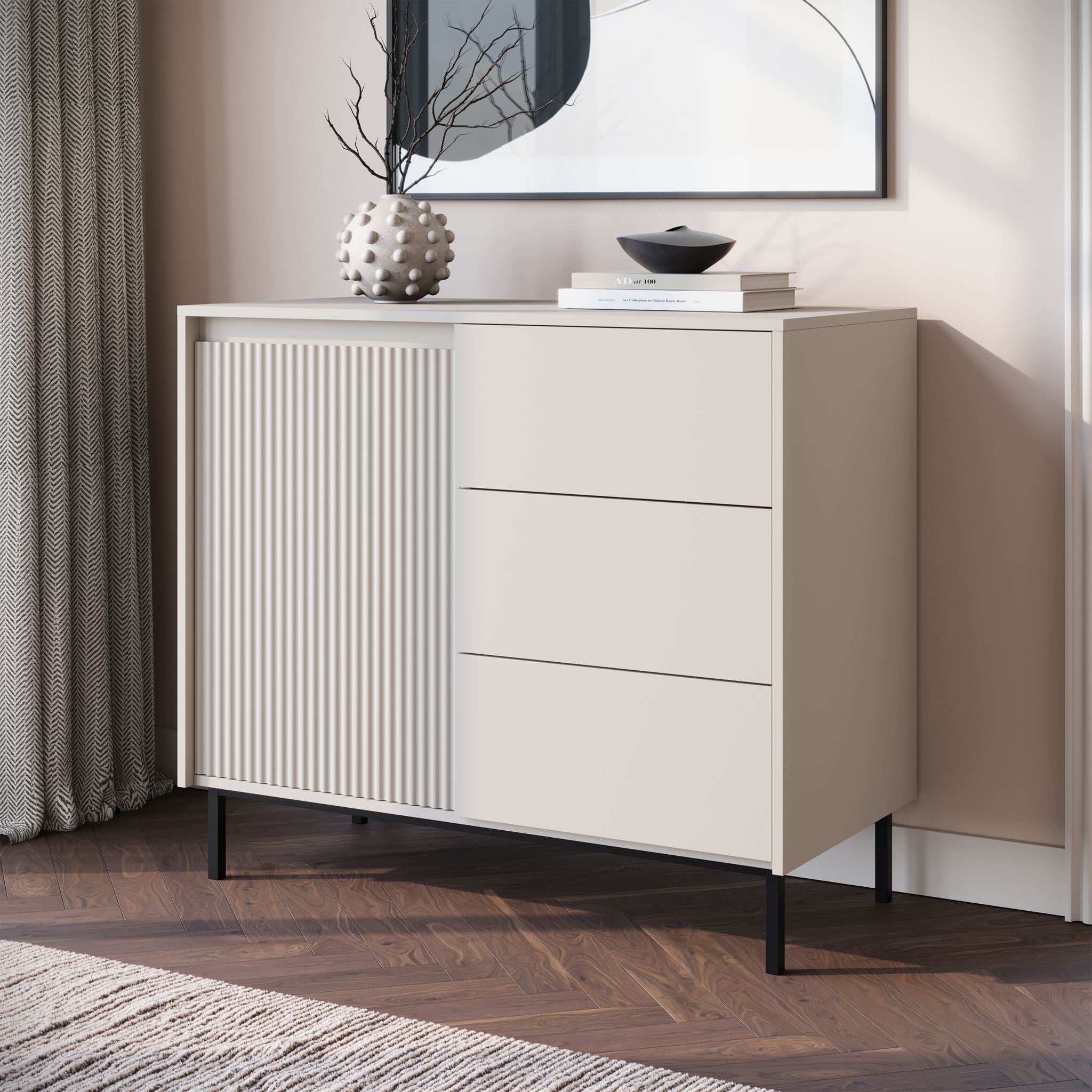 Orvana - Dressoir - Beige - 103x50x90 cm