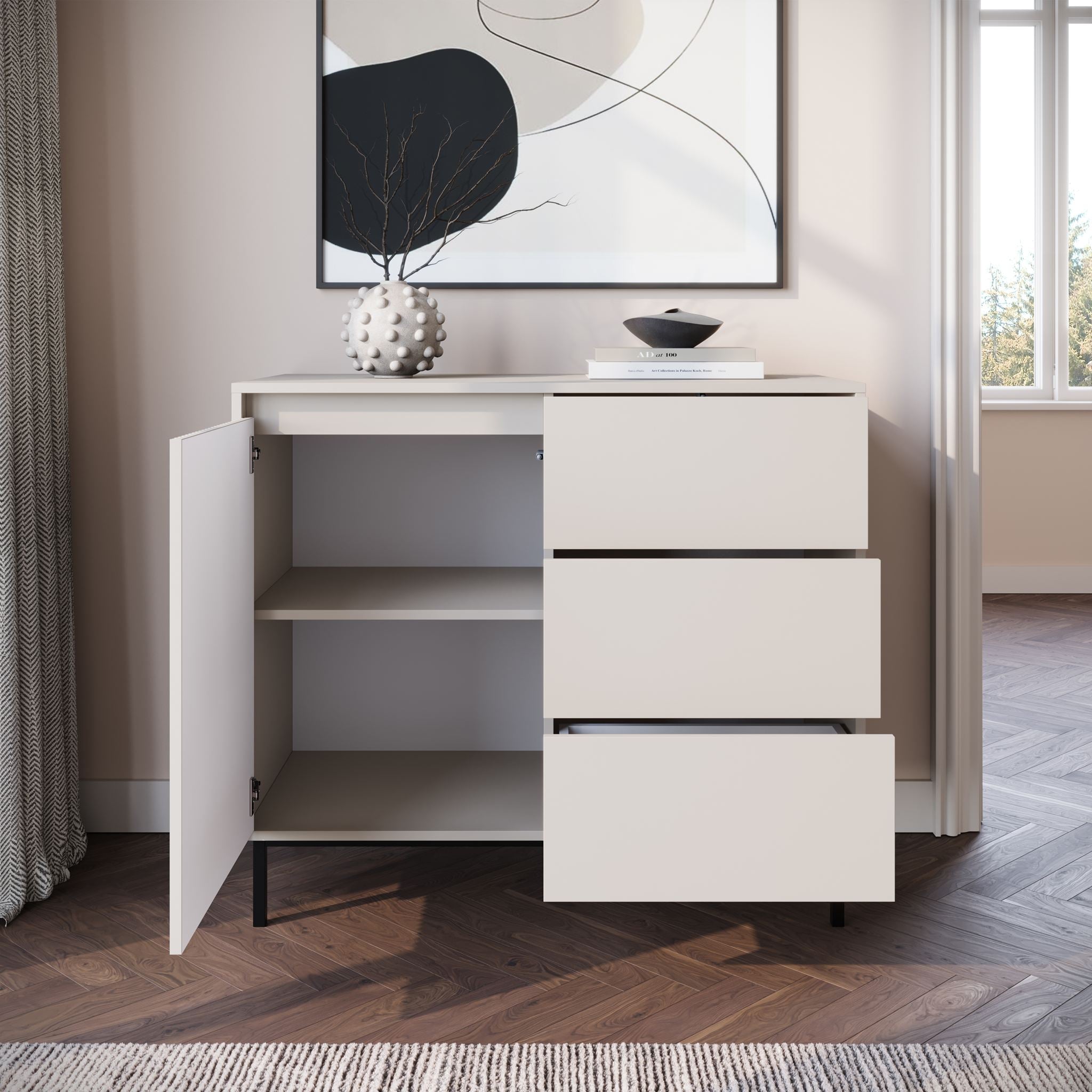 Orvana - Dressoir - Beige - 103x50x90 cm