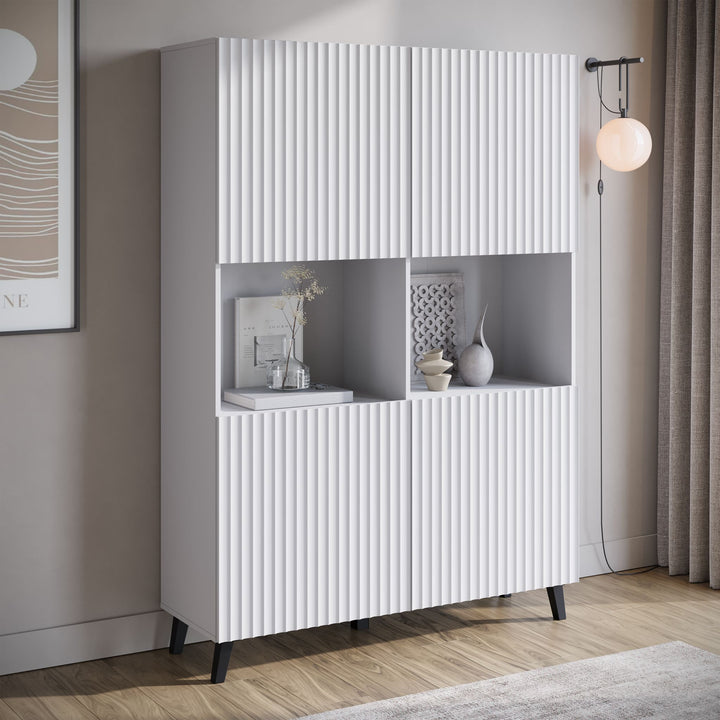 Pulse 2 - Dressoir - Wit - 120x39x168 cm