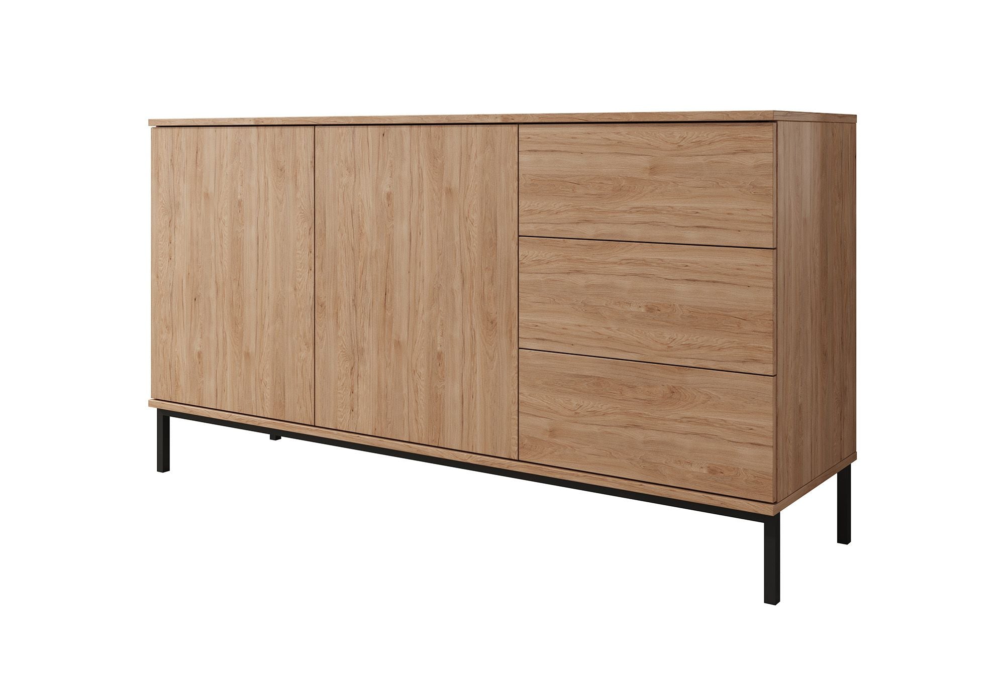 Queen - Dressoir - Eiken - 150x41x80 cm