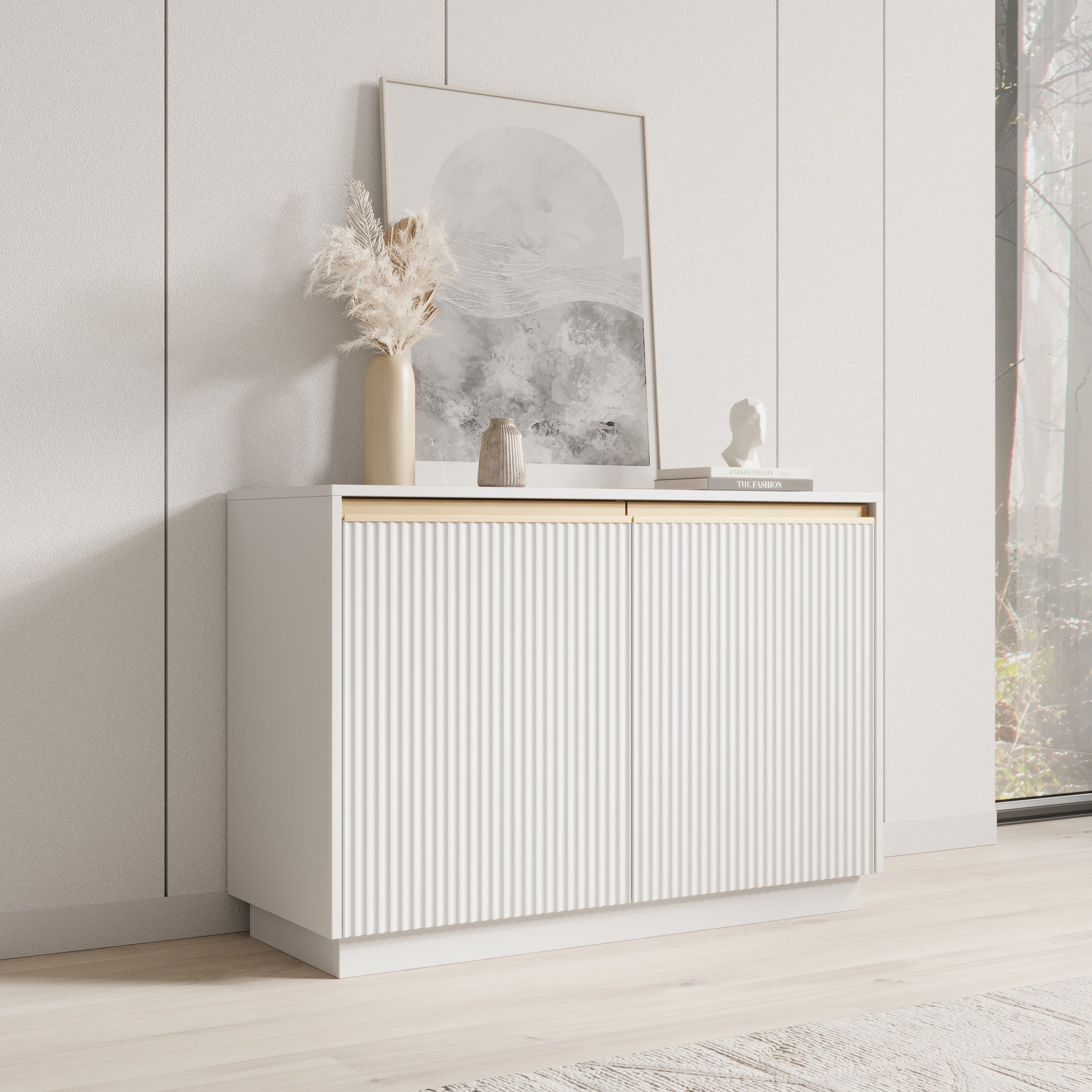 Remy - Dressoir - Wit - 104x39x72 cm
