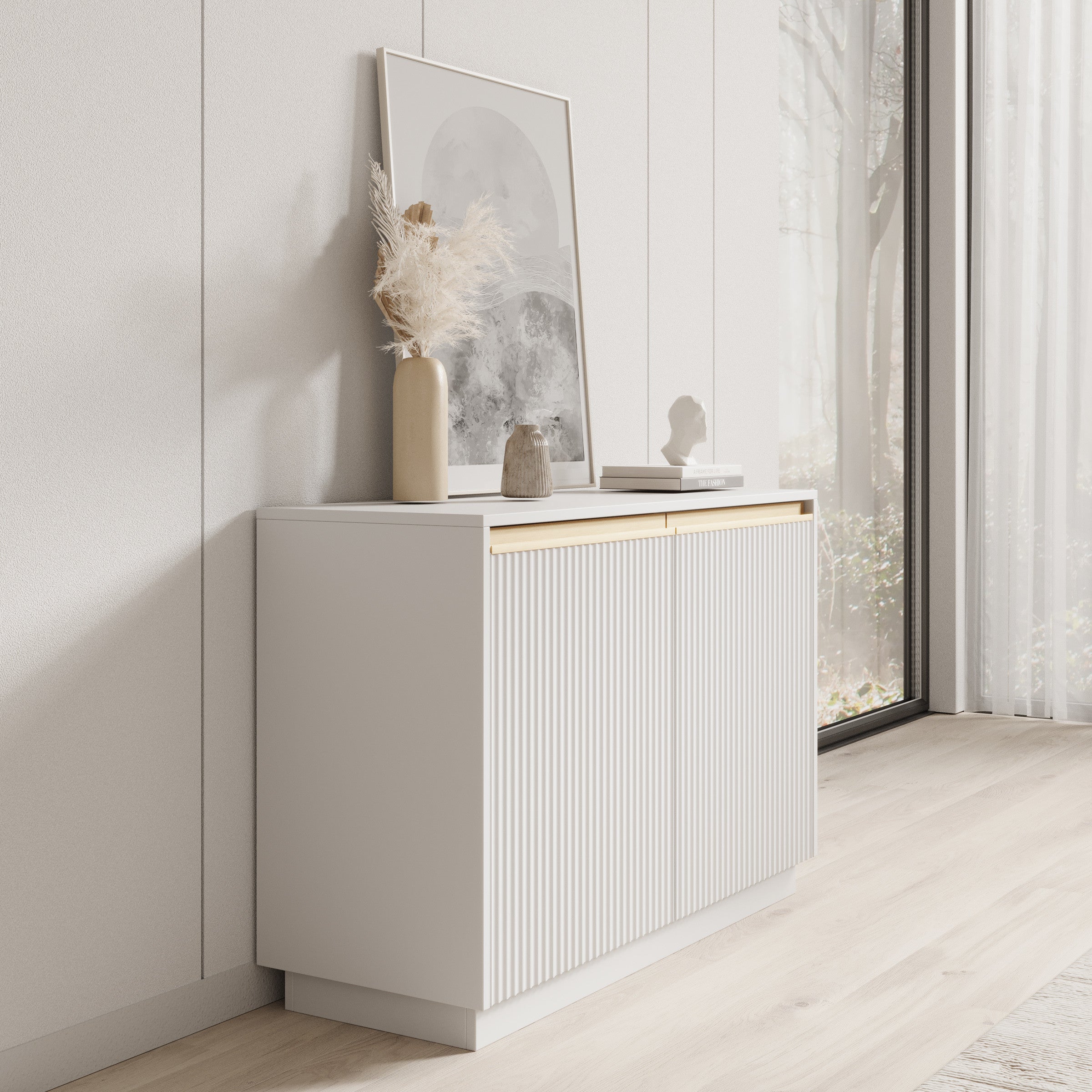 Remy - Dressoir - Wit - 104x39x72 cm