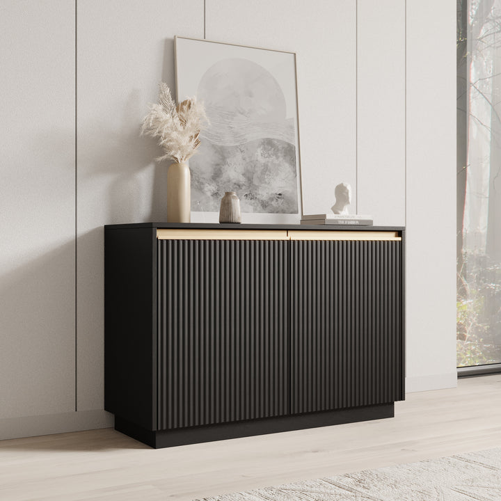 Remy - Dressoir - Zwart - 104x39x72 cm