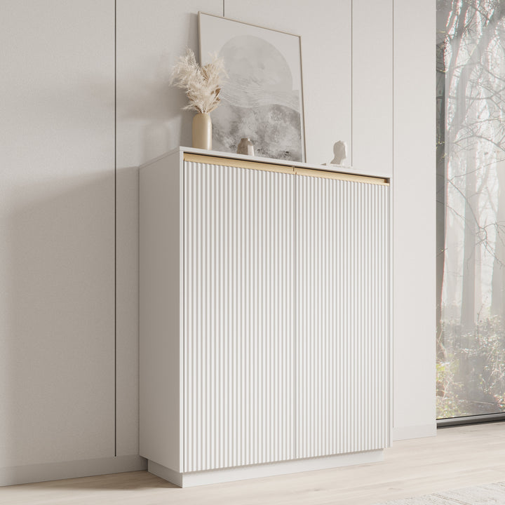 Remy 2 - Dressoir - Wit - 104x39x127 cm