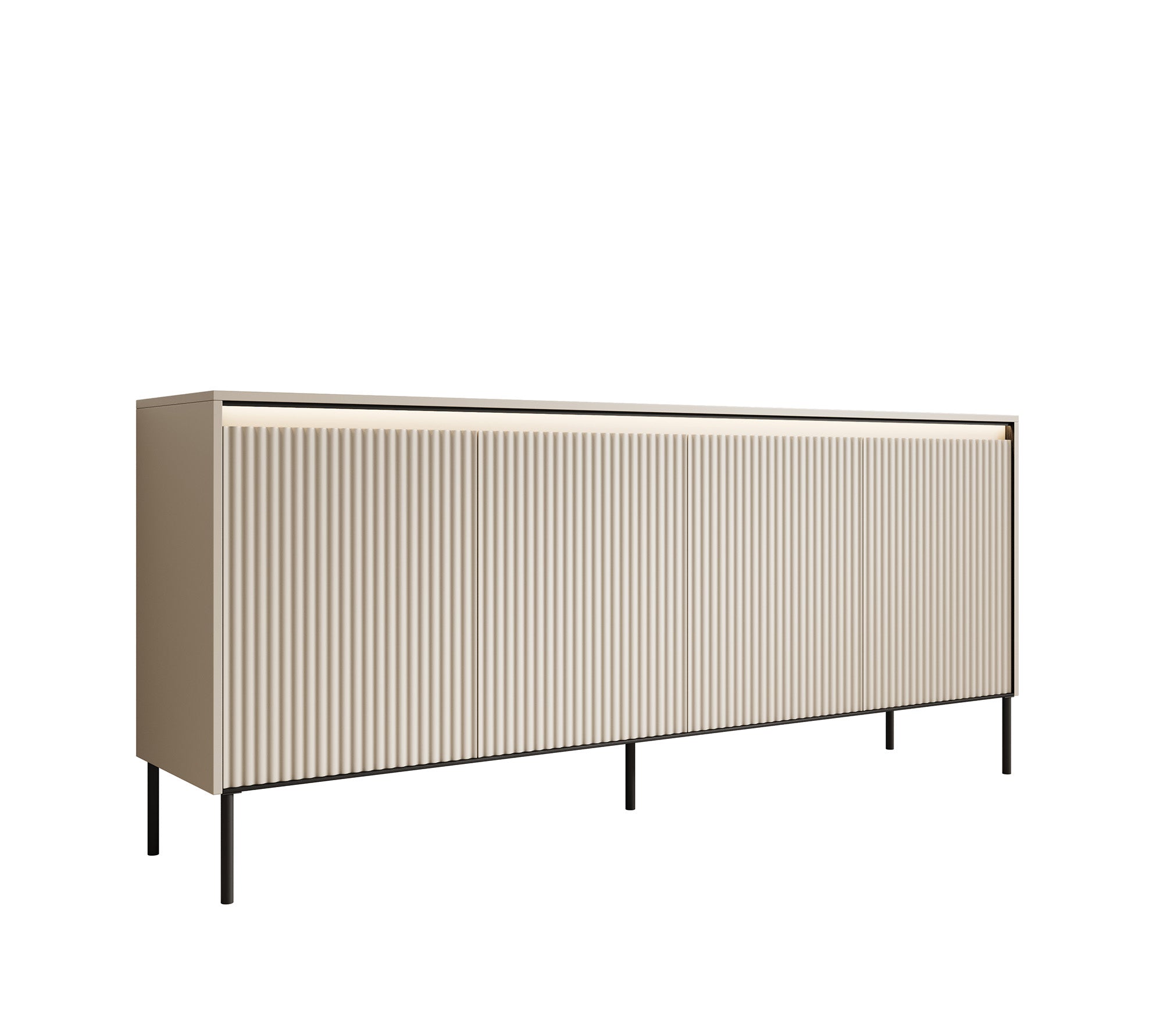 Timoteo - Dressoir - Beige - 193x40x83 cm