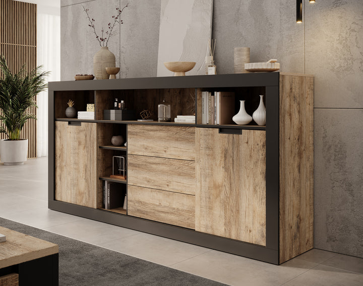 Trinidad 2 - Dressoir - Eiken - 220x45x110 cm