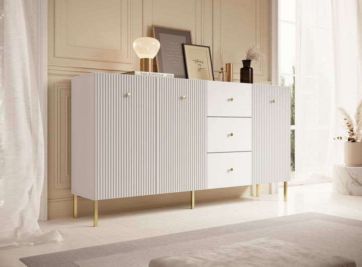 Vermont - Dressoir - Wit - 180x98x42 cm