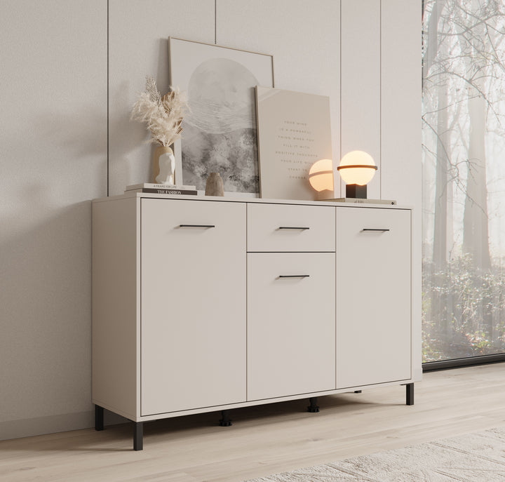 Vidor 1 - Dressoir - Beige - 138x40x90 cm