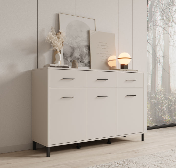 Vidor 2 - Dressoir - Beige - 138x40x90 cm
