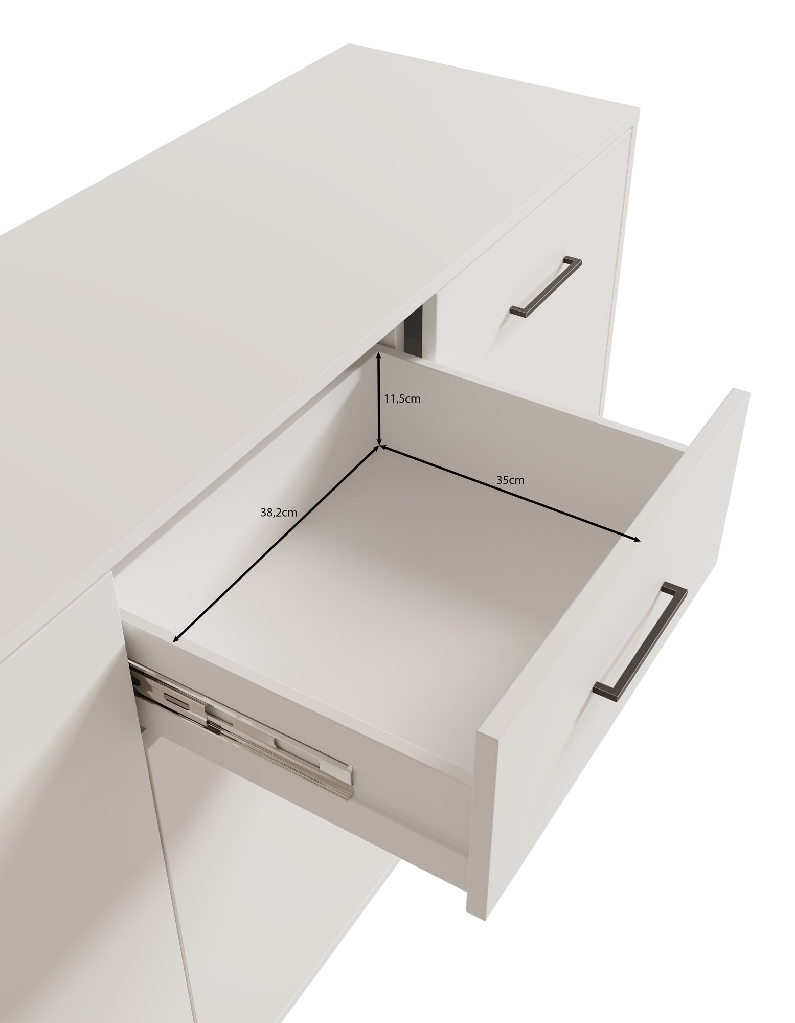 Vidor 1 - Dressoir - Beige - 138x40x90 cm