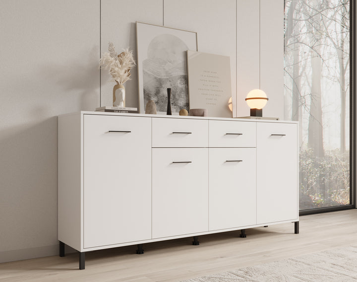 Vidor - Dressoir - Wit - 183x40x90 cm