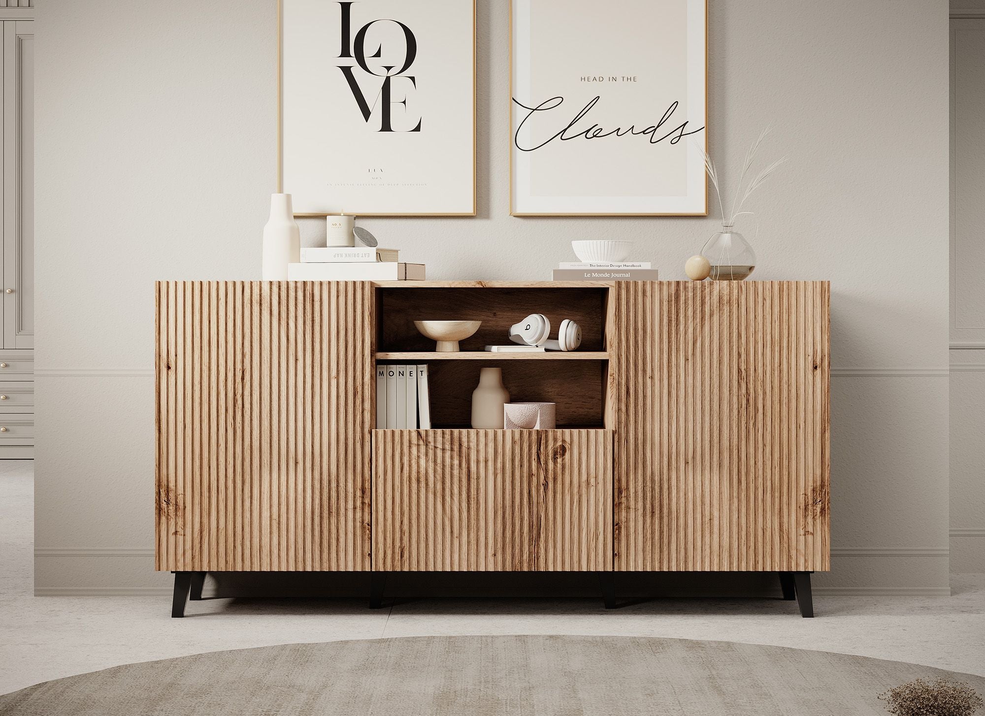 Vintar - Dressoir - Eiken - 151x42x83 cm
