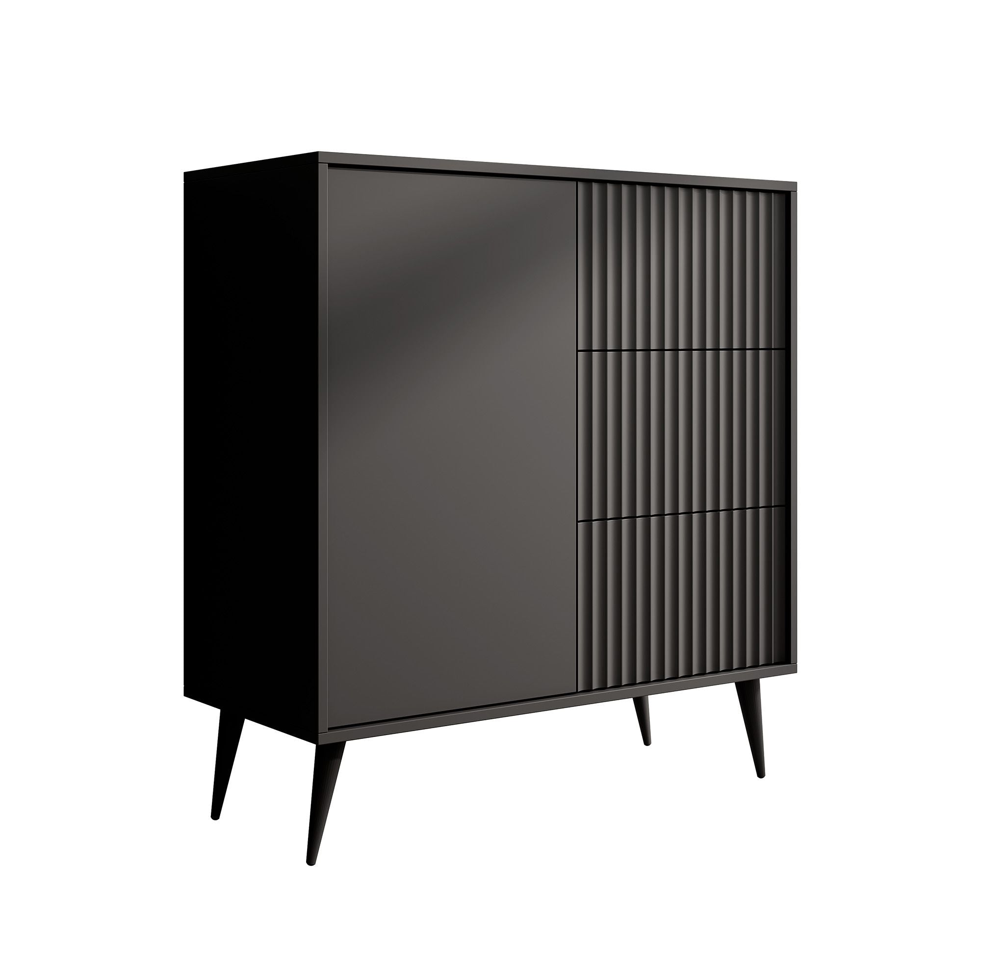 Winq - Dressoir - Antraciet - 90x40x98 cm