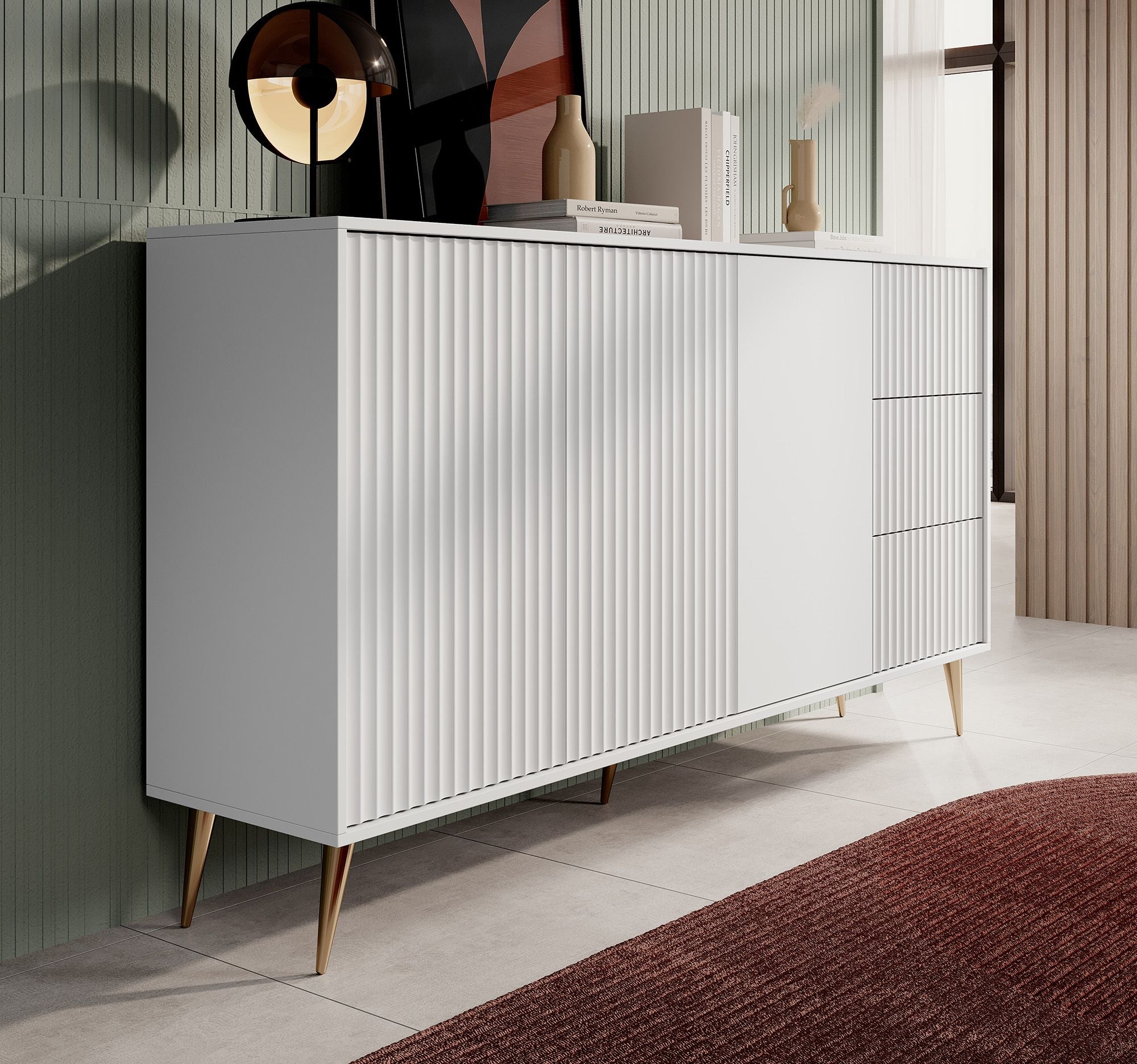 Winq - Dressoir - Wit - 179x40x98 cm