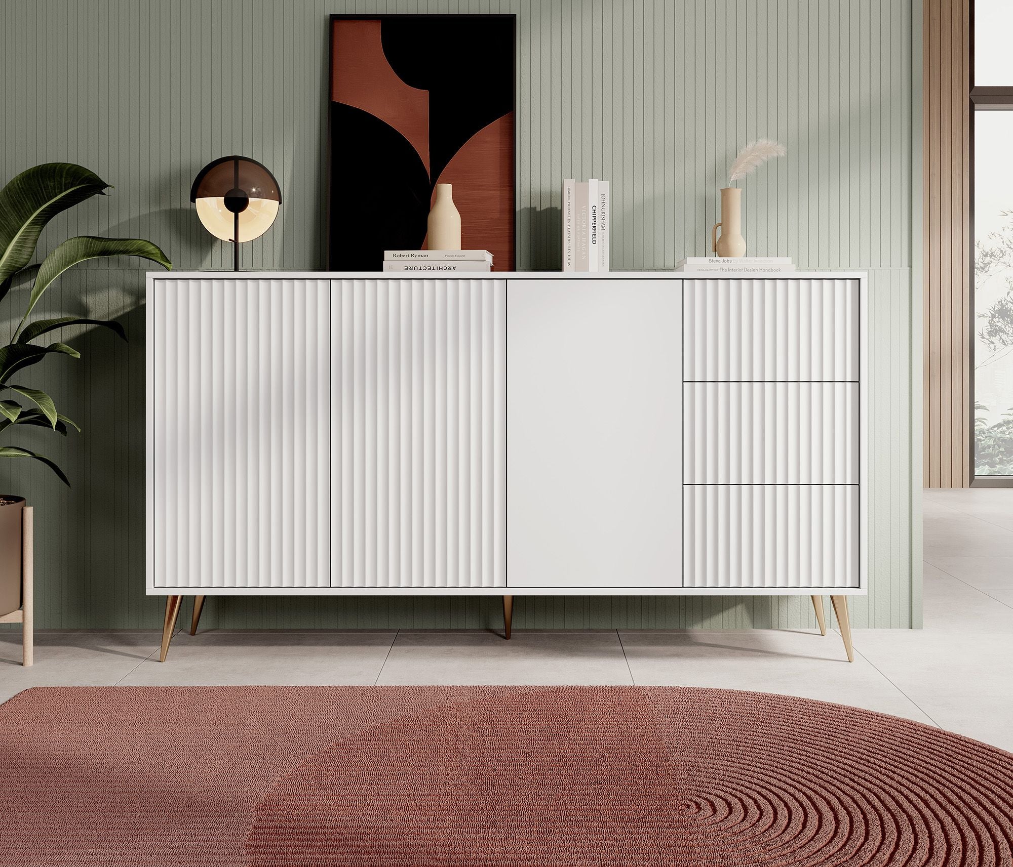 Winq - Dressoir - Wit - 179x40x98 cm