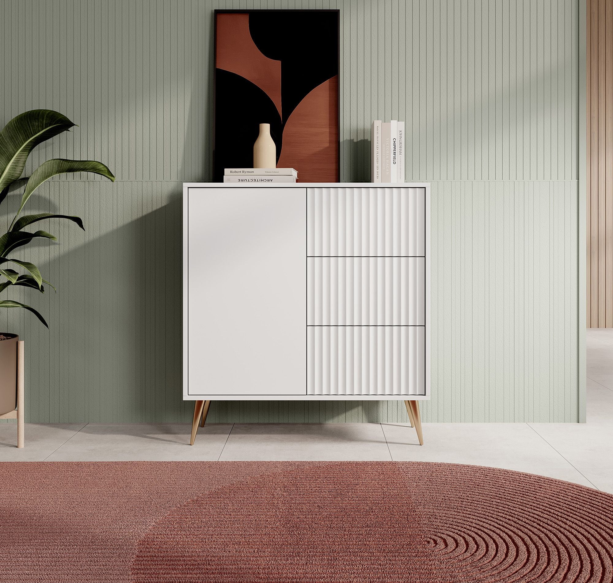 Winq - Dressoir - Wit - 90x40x98 cm