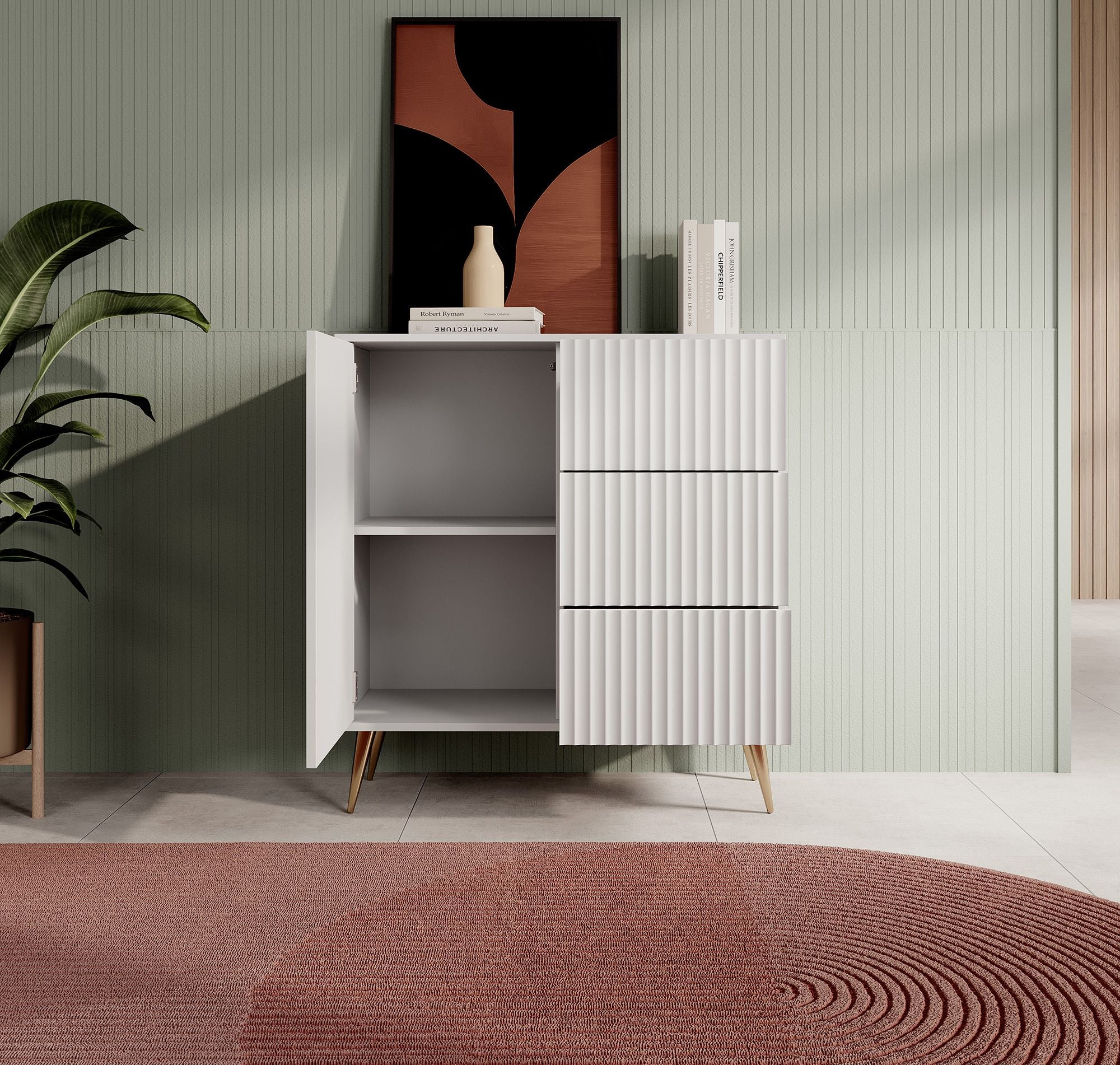 Winq - Dressoir - Wit - 90x40x98 cm