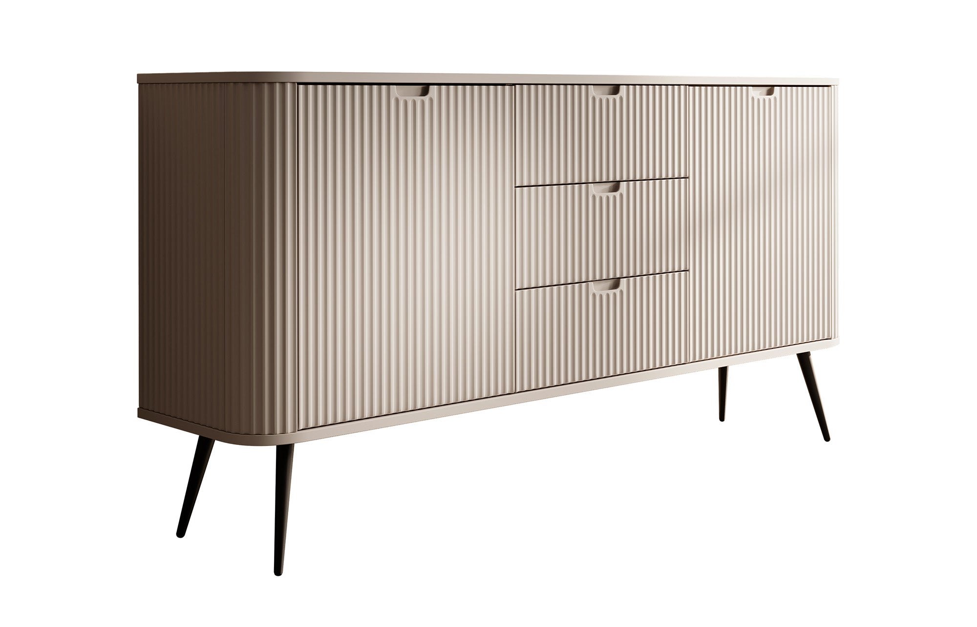 Zakari - Dressoir - Beige - 168x39x87 cm
