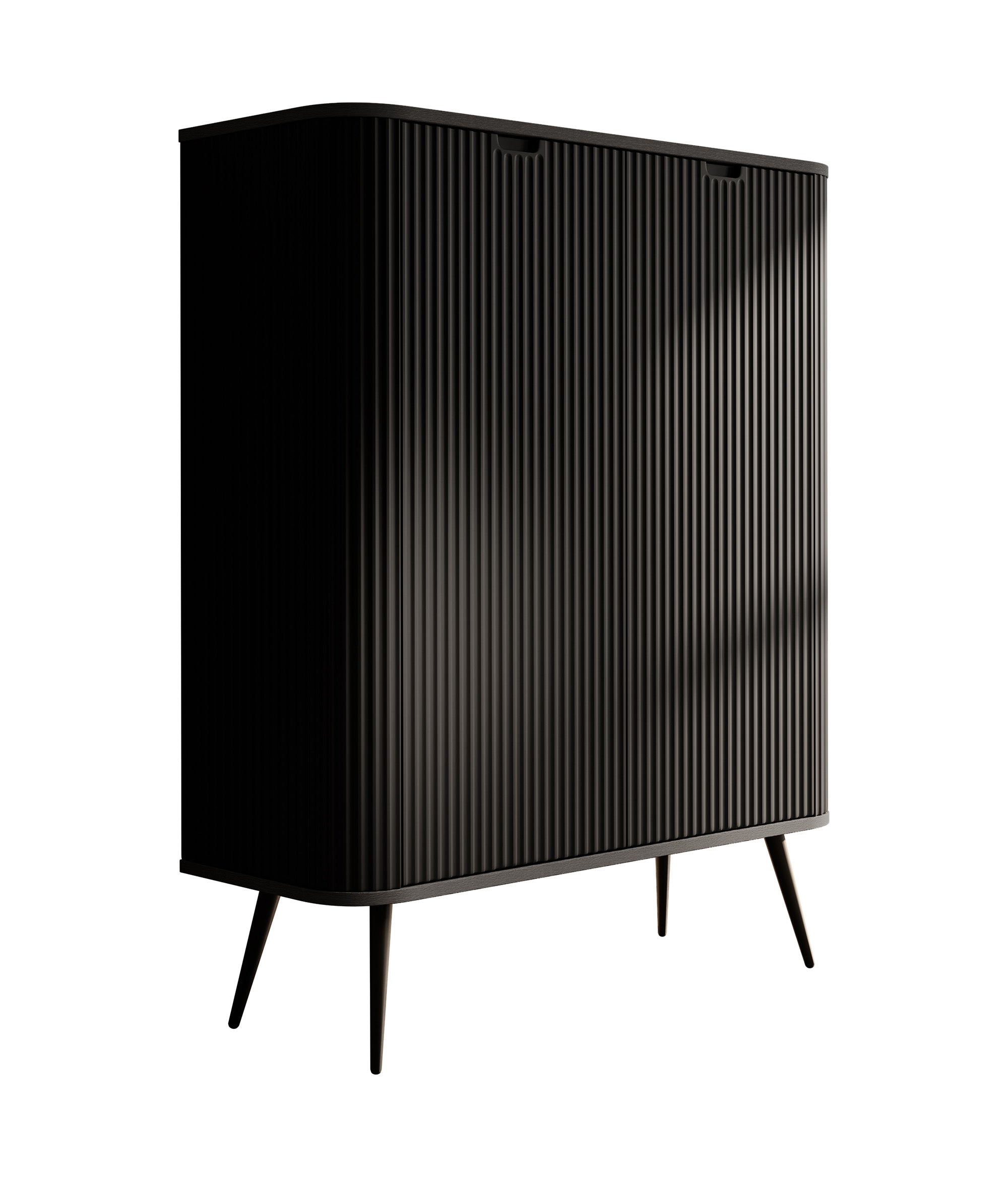 Zakari - Dressoir - Zwart - 103x39x129 cm