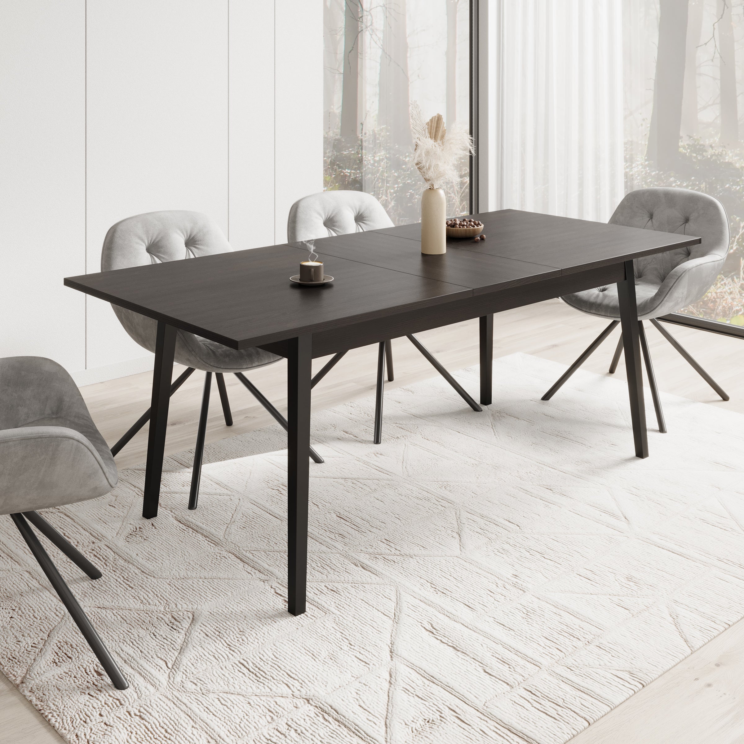 Monor - Eetkamertafel - Zwart