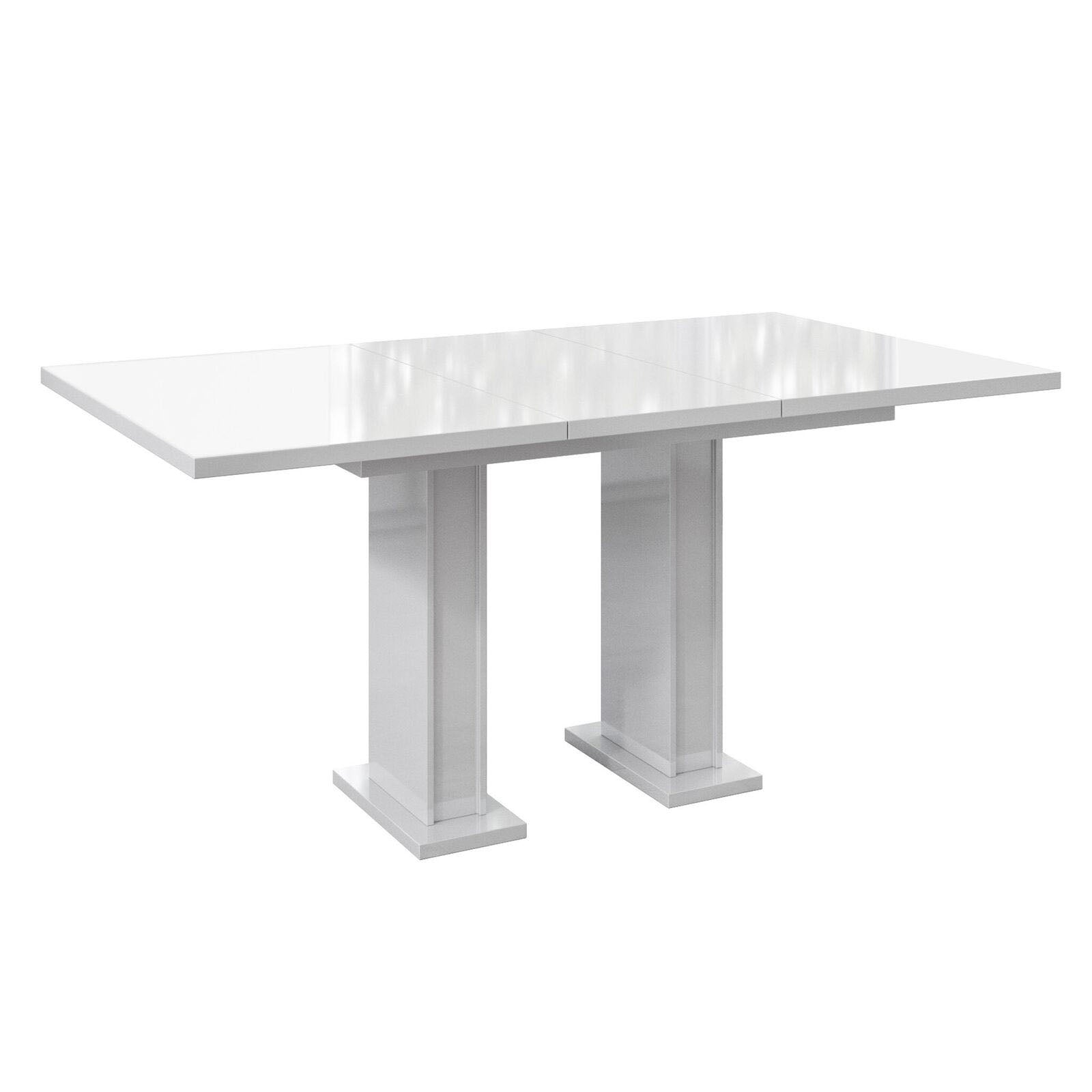 Glamour - Eetkamertafel - Wit - 120x80x76 cm
