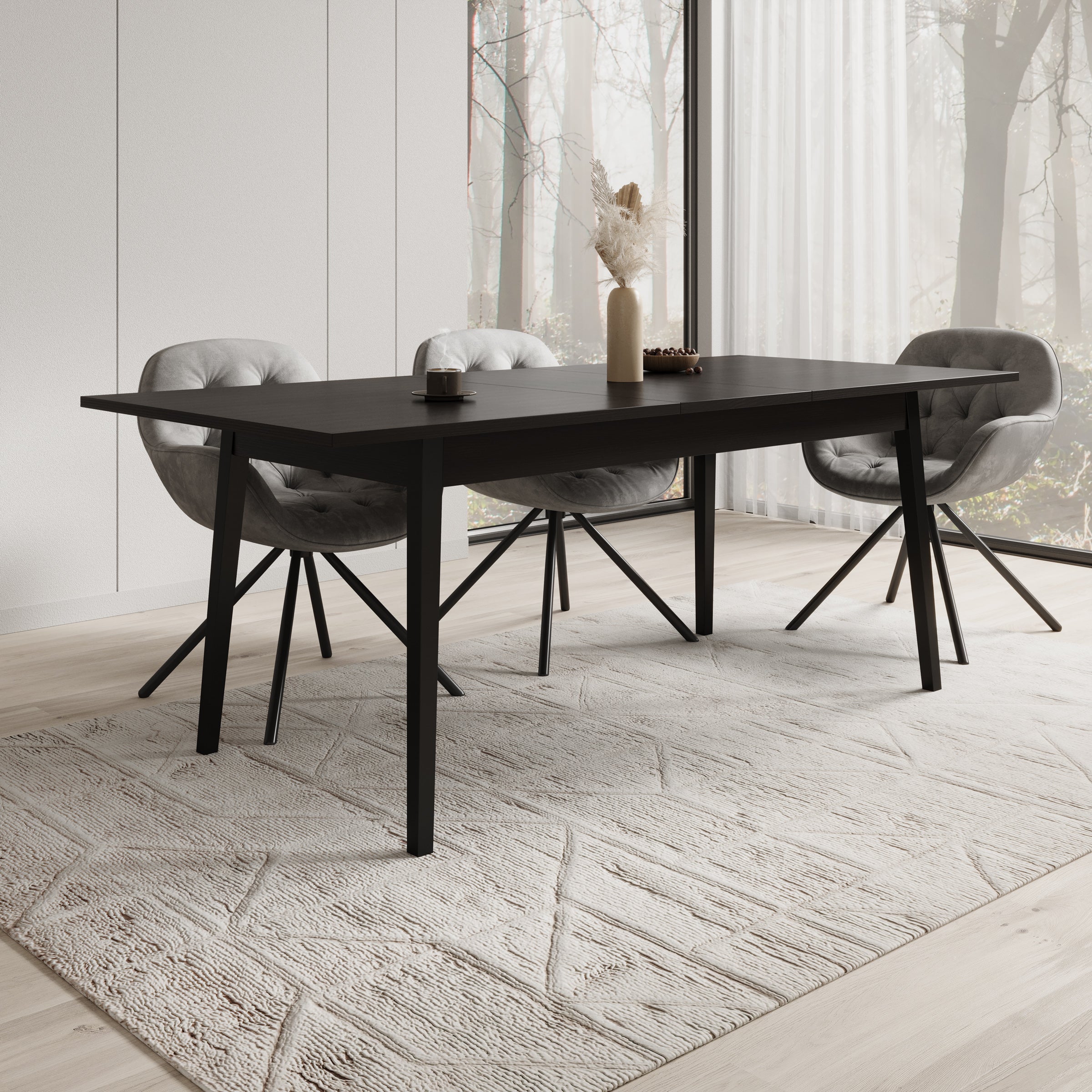Monor - Eetkamertafel - Zwart