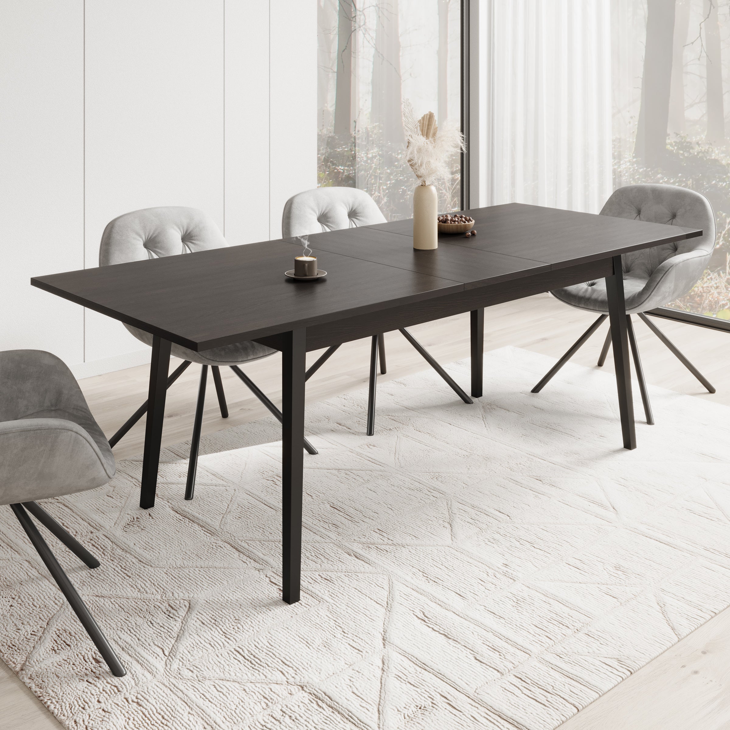 Monor - Eetkamertafel - Zwart