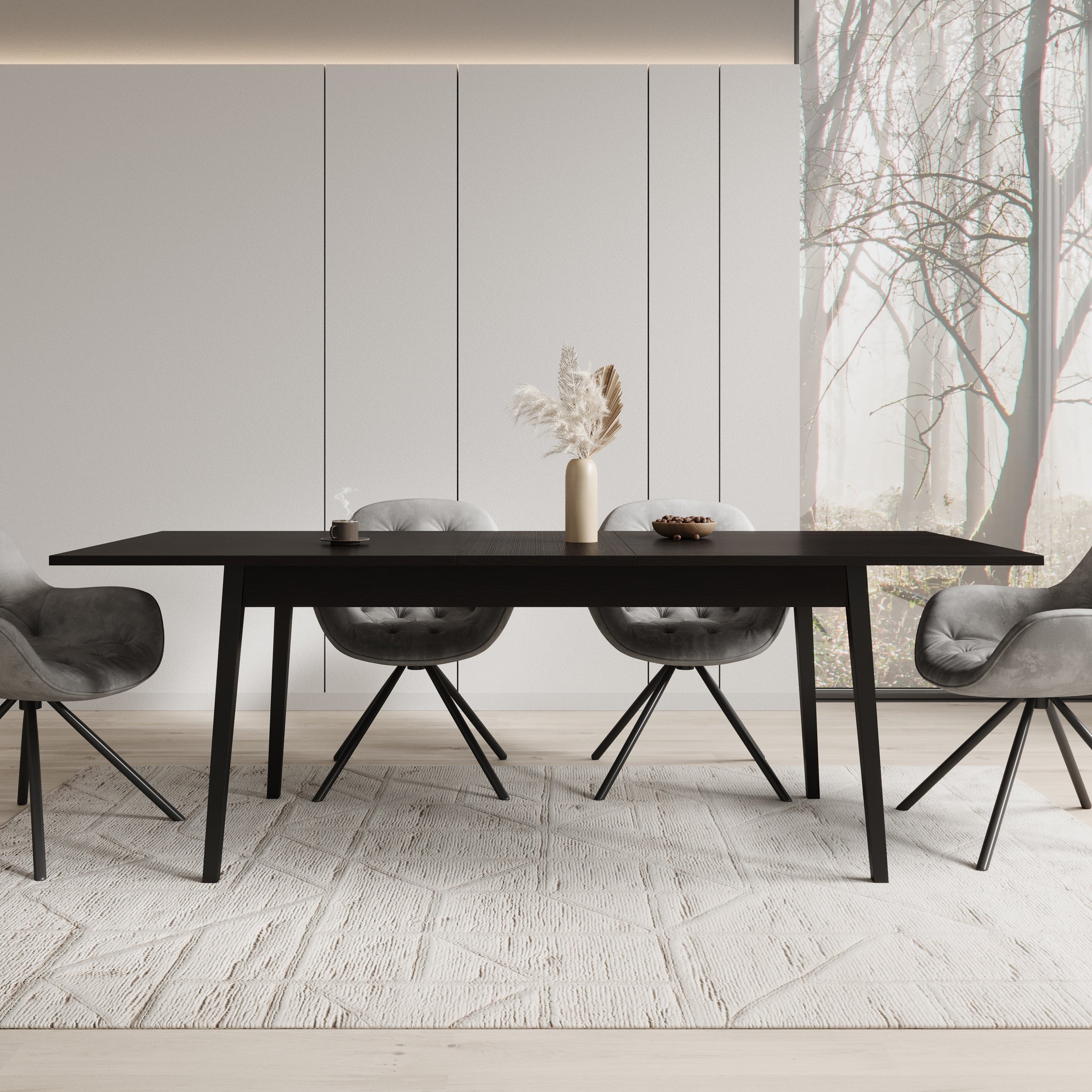 Monor - Eetkamertafel - Zwart