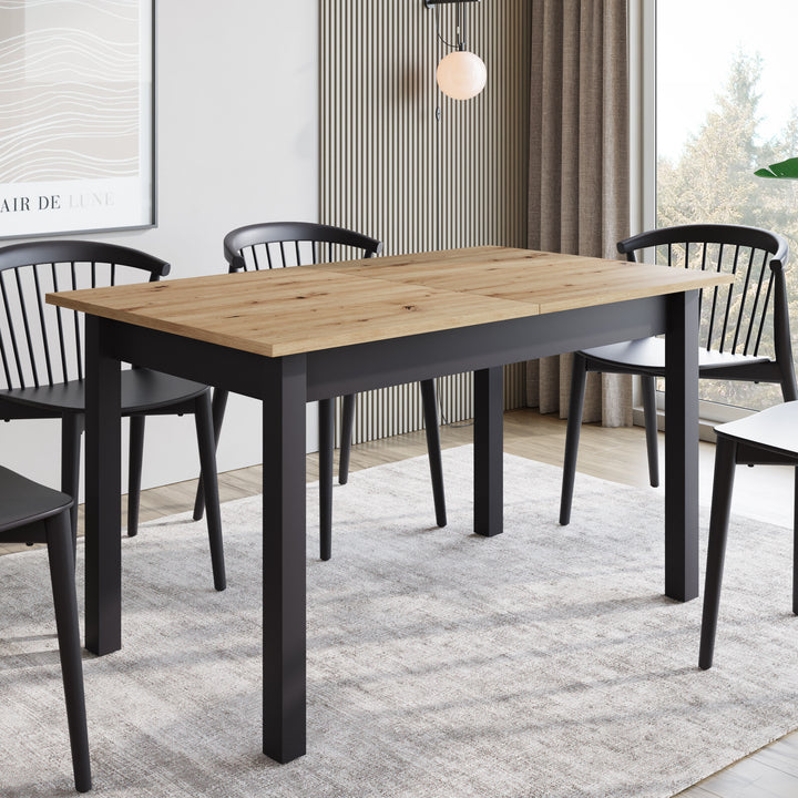 Quincy - Eetkamertafel - Eiken - 146x84x80 cm