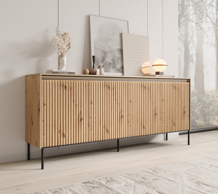 Timoteo - Dressoir - Eiken - 193x40x83 cm