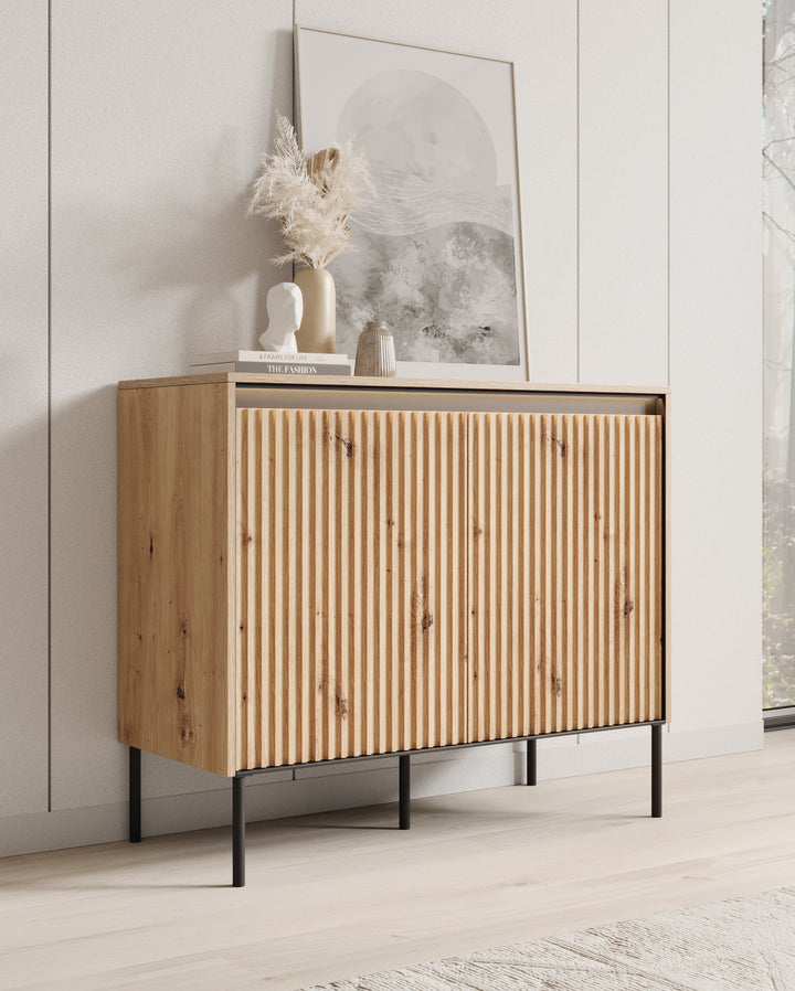 Timoteo - Dressoir - Eiken - 98x40x83 cm