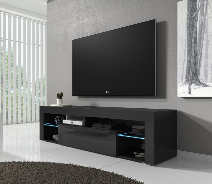 Fancy - TV-Meubel - Zwart  - 140 cm