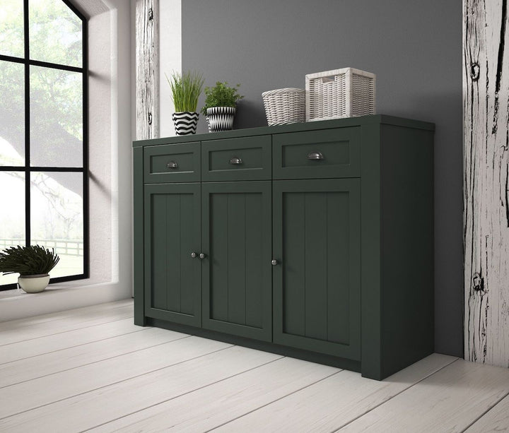Parello 3 - Dressoir - Groen - 130x43x88 cm