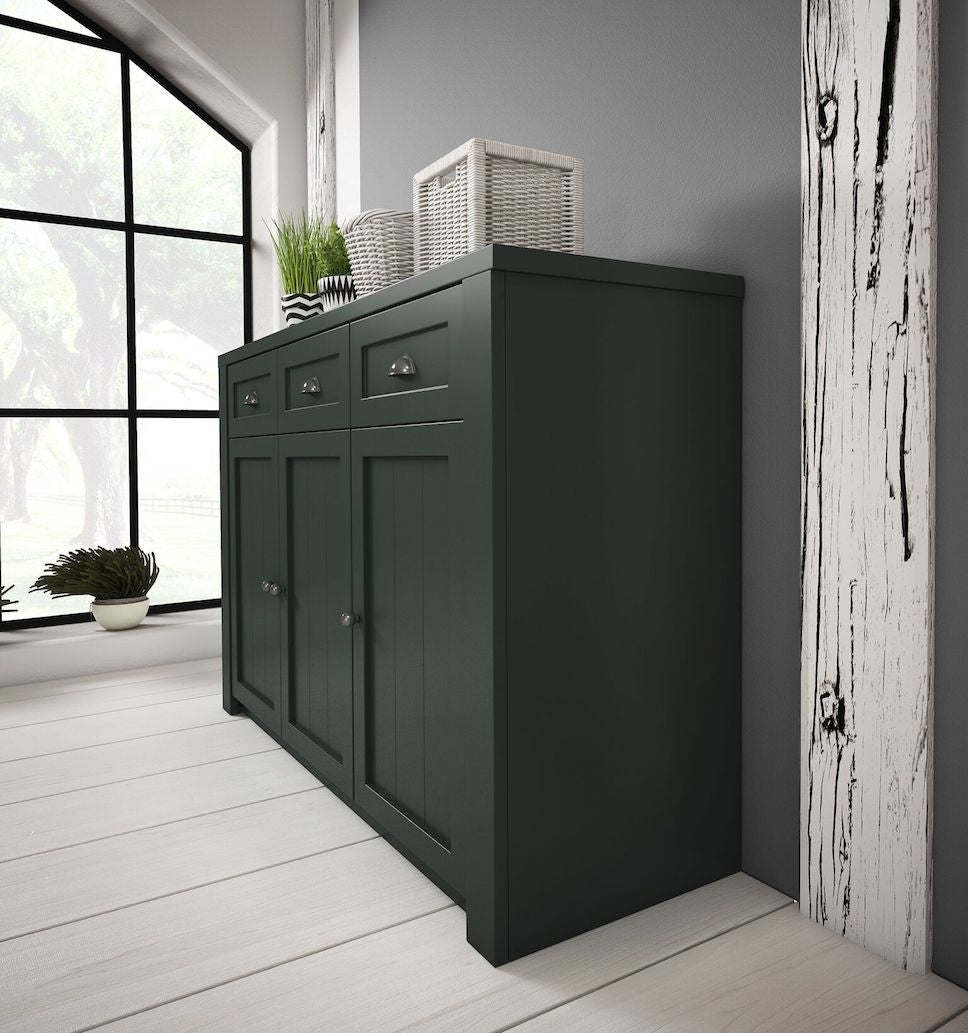 Parello 3 - Dressoir - Groen - 130x43x88 cm