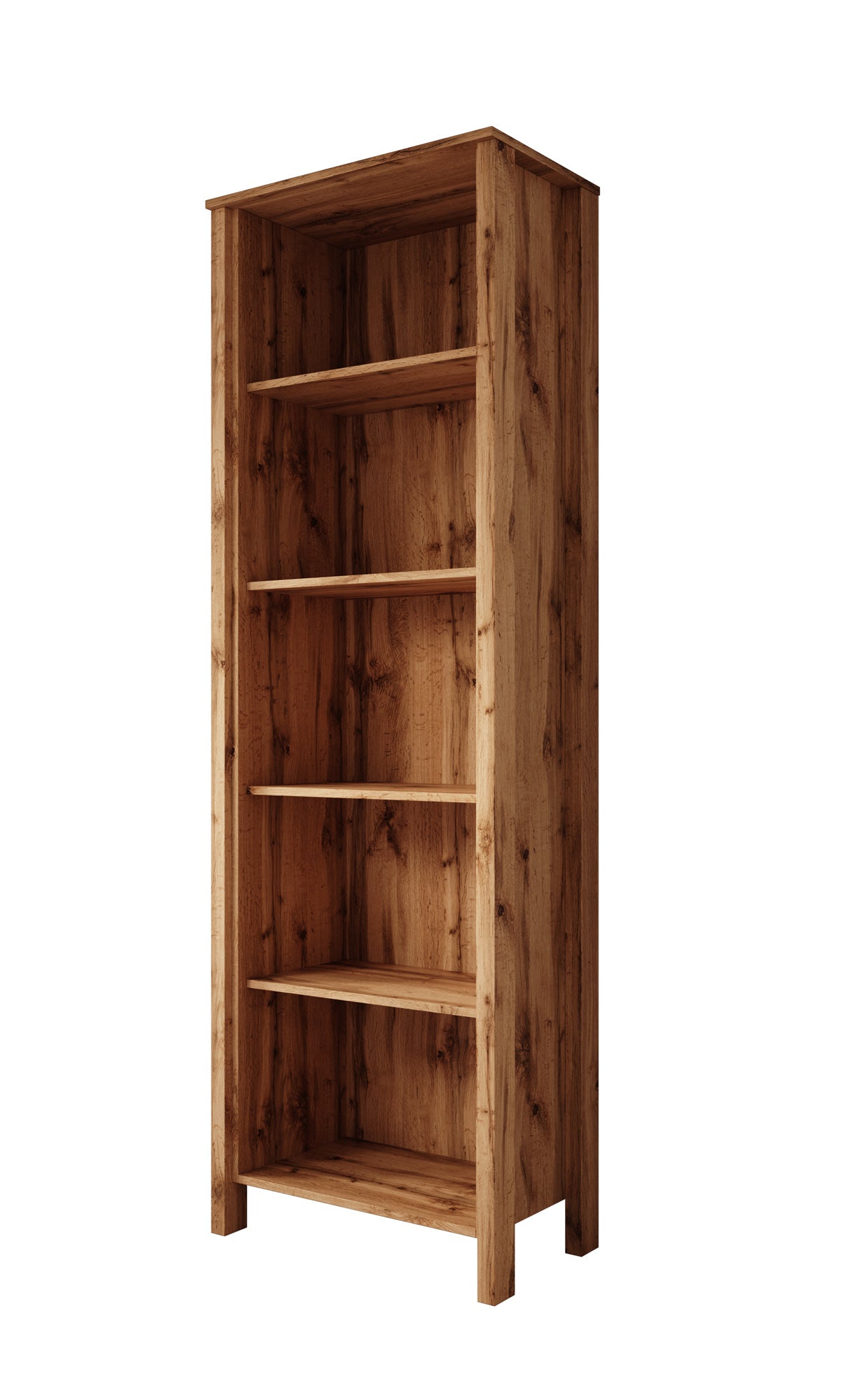 Isaac 1 - Boekenkast - Eiken - 66x37x199 cm