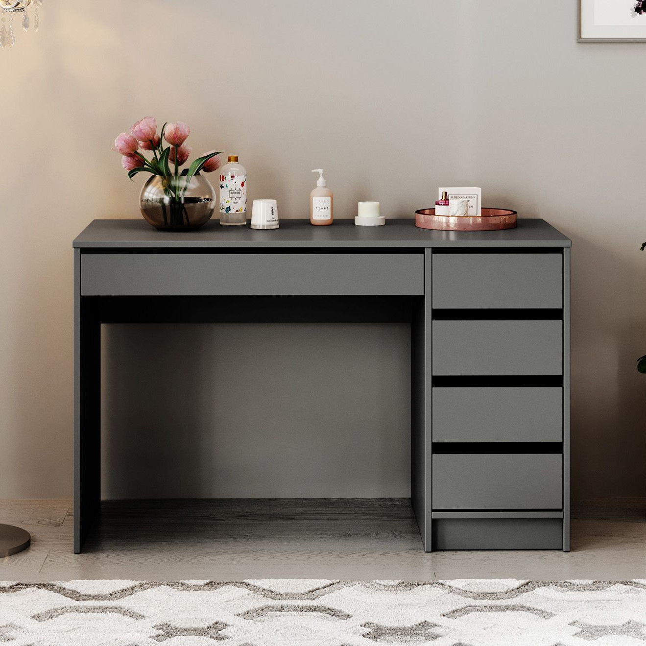 Arco - Kaptafel - Antraciet - 120x55 cm