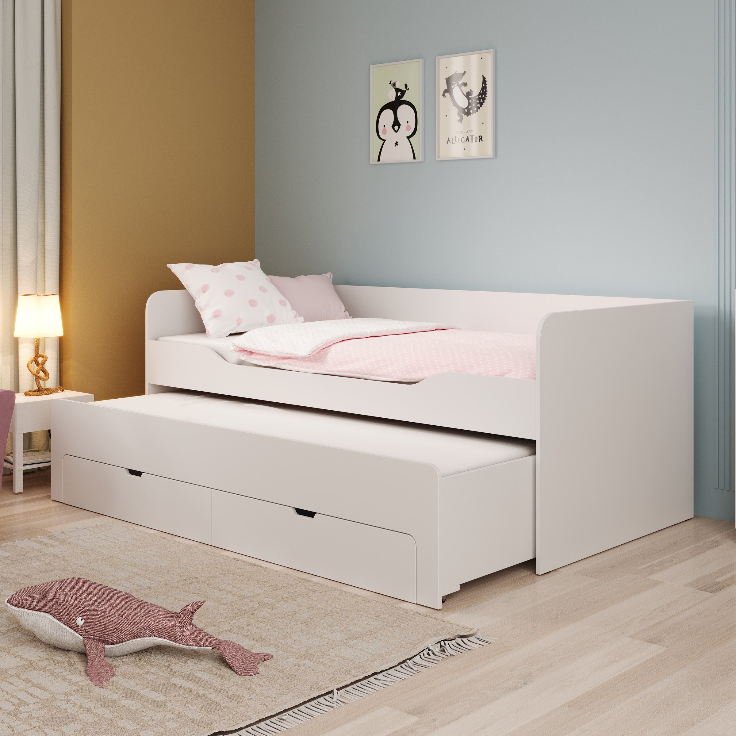 Ryker - Bed - Wit - 90x200