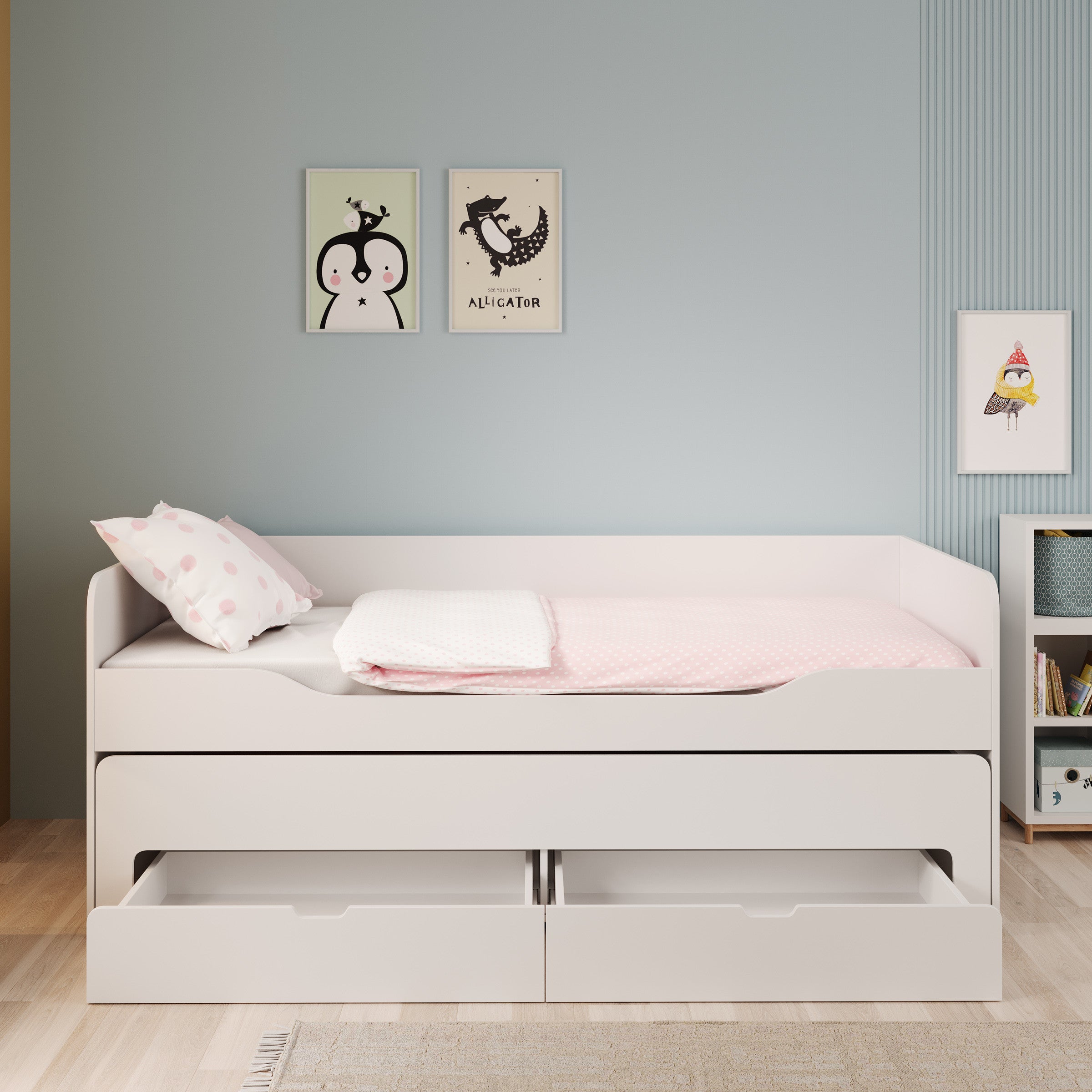 Ryker - Bed - Wit - 90x200